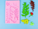 Leaf Fondant Tools Rose Silicone Molds Cake Decorating Cake Molds Chocolate Baking Tools