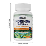 BSYS Moringa Capsules  Antioxidant & Anti-Inflammatory Support  Blood Sugar Health Aid  Cholesterol Balance Formula  Heart Wellness Support  Immune Boost & Natural Defense  Daily Superfood Suppl