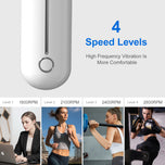 DRS-8120D Mini Massage Gun - Deep Tissue Percussion Massager With Heating Function, 5 Speed Levels, Portable Muscle Relaxation For Athletes & Recovery, USB Rechargeable